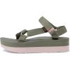 imageTeva Womens Flatform Universal Sport Sandal OliveWhisper 10