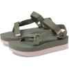 imageTeva Womens Flatform Universal Sport Sandal OliveWhisper 10