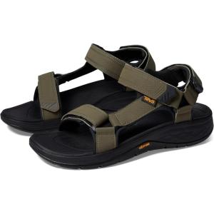 imageTEVA Mens Strata Universal Durable Lightweight QuickDrying Hiking SandalsDark Olive