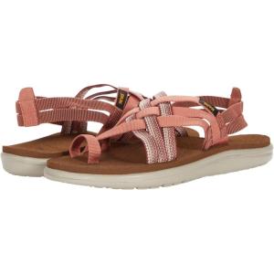 imageTeva Womens W Voya Strappy Leather FlipFlopAntiguous Aragon