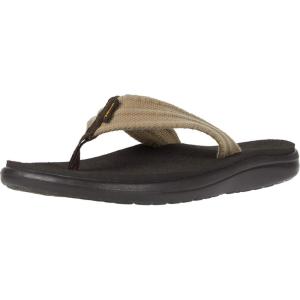 imageTeva Mens VOYA Canvas FLIP Flop Dark Shadow 8 Medium USDune