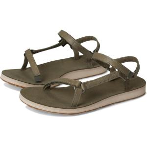 imageTeva Womens Original Universal Slim Lea SandalBurnt Olive