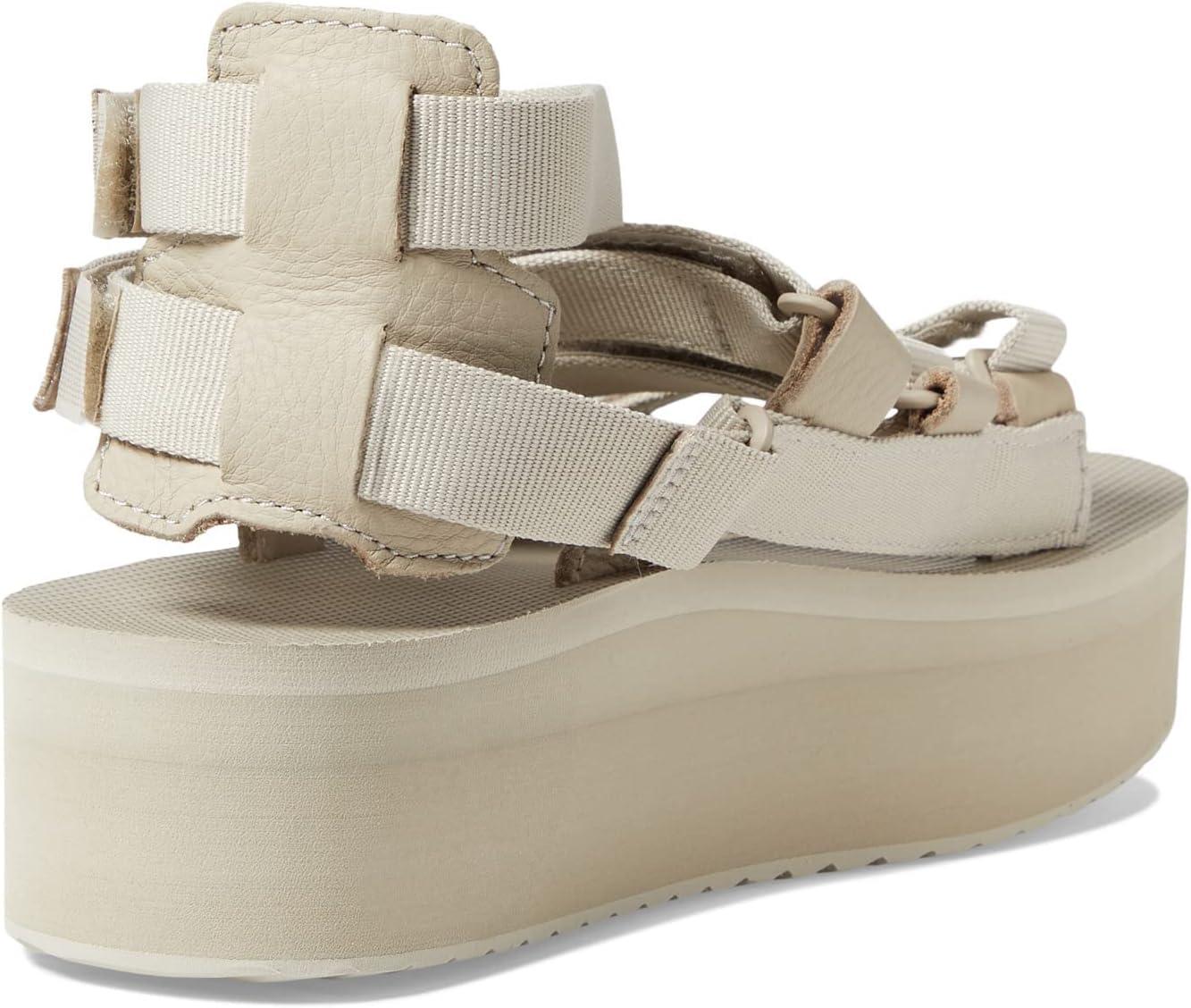 imageTeva Womens Flatform Mevia Adjustable QuickDrying Casual Sandals FlatFeather Grey