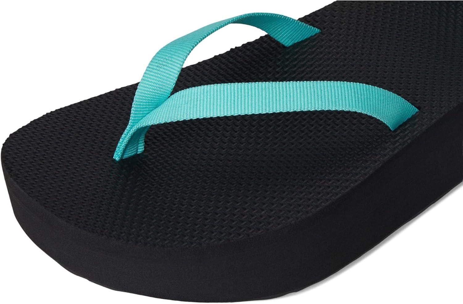 imageTeva Womens Flatform Sandal Slim SportBright TealBlack