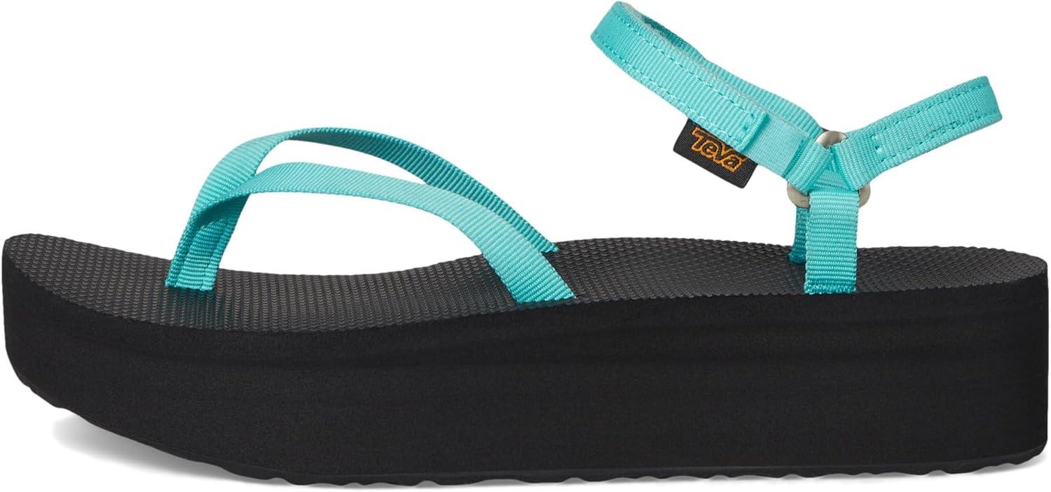 imageTeva Womens Flatform Sandal Slim SportBright TealBlack