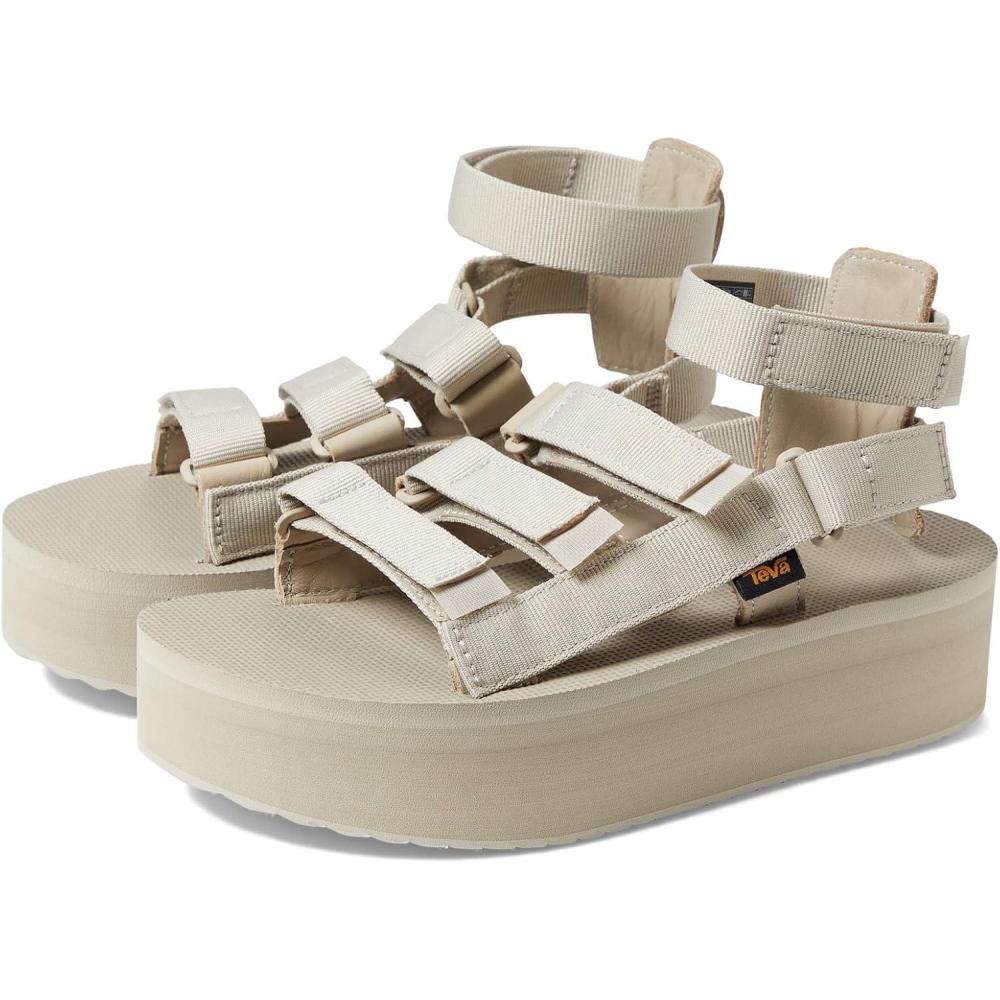 imageTeva Womens Flatform Mevia Adjustable QuickDrying Casual Sandals FlatFeather Grey