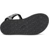 imageTeva Womens Flatform Universal SandalDigit BlackWhite