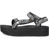imageTeva Womens Flatform Universal SandalDigit BlackWhite