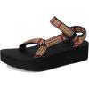 imageTeva Womens Flatform Universal SandalModern Check Lemon Drop