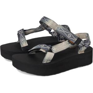 imageTeva Womens Flatform Universal Sunscape Sport SandalWaterles BlackCream