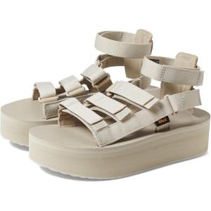 imageTeva Womens Flatform Mevia Adjustable QuickDrying Casual SandalsFeather Grey