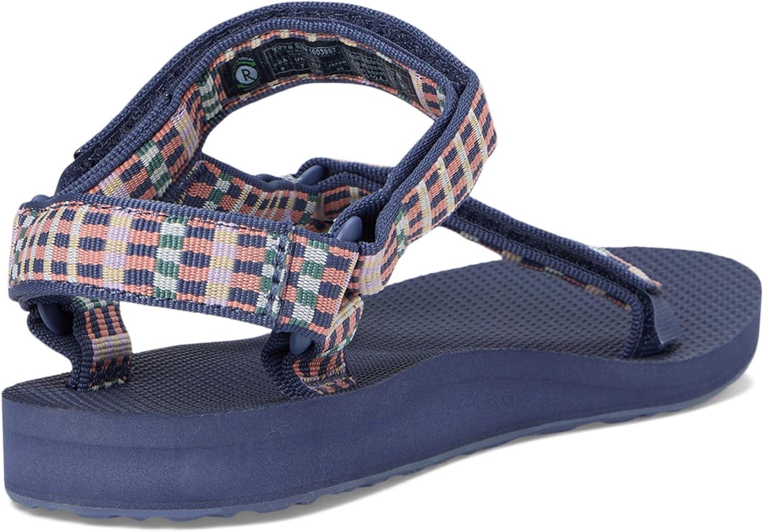 imageTeva Womens Original Universal Sport Sandal Modern Check Crown Blue 7