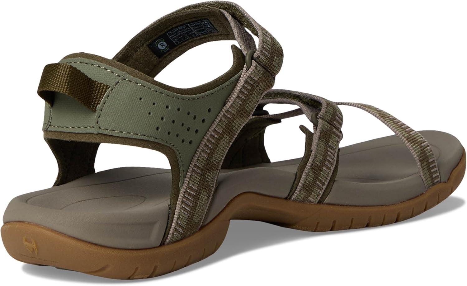 imageTeva Womens Verra Sport Sandal Archive Chriss Cross Olive 11