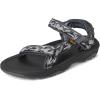 imageTeva UnisexChild Kids Youth Hurricane Lightweight Xlt2 Casual QuickDrying Sport SandalMountain Mosaic GreyBlack