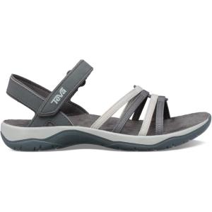image:imageTEVA Womens Casual Comfortable Leather Elzada Sandal with HookAndLoop ClosureBlue Dark Shadow Drizzle Dsdr