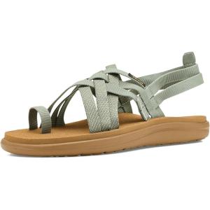 image:imageTEVA Womens Voya Strappy Lightweight Comfortable QuickDrying Casual Sport SandalSeagrassDeep Lichen Green