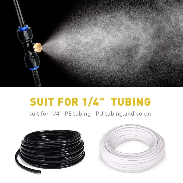 HOMENOTE 10 Pack Brass Misting Nozzles for Outdoor Cooling System