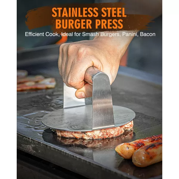HOMENOTE Burger Spatula, Extra Wide Smash Burger Turner, Professional Hamburger Spatula for Flat Top Griddle, BBQ Grill, Indoor Outdoor Cooking
