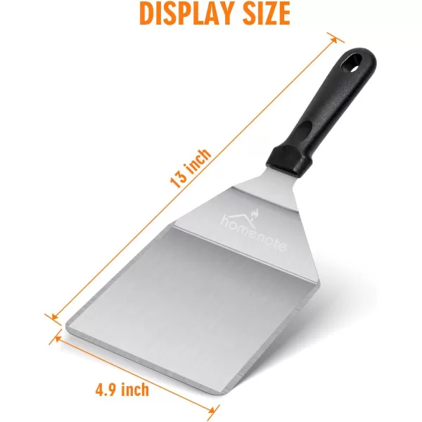 HOMENOTE Burger Spatula, Extra Wide Smash Burger Turner, Professional Hamburger Spatula for Flat Top Griddle, BBQ Grill, Indoor Outdoor Cooking
