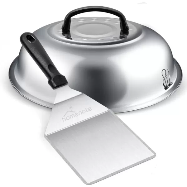 HOMENOTE Burger Spatula, Extra Wide Smash Burger Turner, Professional Hamburger Spatula for Flat Top Griddle, BBQ Grill, Indoor Outdoor Cooking