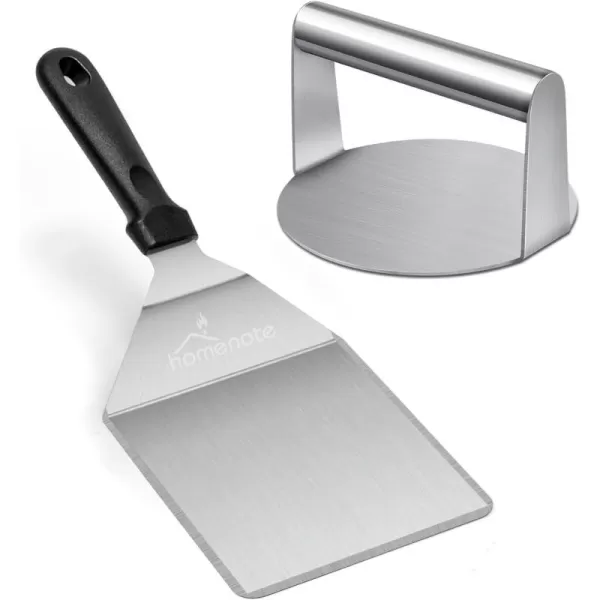 HOMENOTE Burger Spatula, Extra Wide Smash Burger Turner, Professional Hamburger Spatula for Flat Top Griddle, BBQ Grill, Indoor Outdoor Cooking