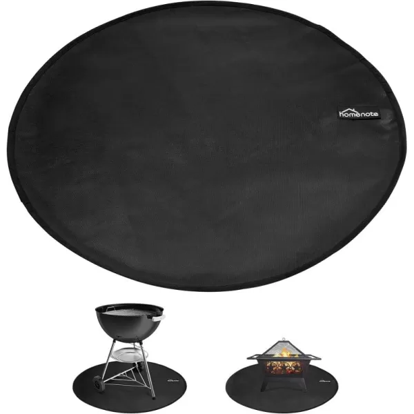 homenote Large Under Grill Mat, Durable 36 x 65 inches Deck and Patio Protective Mats, Fireproof Grill Pads for Outdoor, Perfect for Charcoal Grills, Gas Grills, Oil Fryers and Smokers