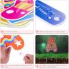imageHOMENOTE 18Pcs Happy Birthday Yard Signs with Stakes 2 x 5m LED Lights and Personalized Signs 16 Large Size  Birthday Letters Signs for Yard Lawn Outdoor Birthday Decoration Party Supplies