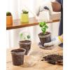imagehomenote Clear Nursery Pots for Plants3 Inch Plant Pot for Planting Plastic Seedling Pots with Drainage Holes Seed Starter Pot Flower Pots High Transparency with 20 Plant Labels 60 PackTransparencywith Lid