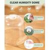 imagehomenote Clear Nursery Pots for Plants3 Inch Plant Pot for Planting Plastic Seedling Pots with Drainage Holes Seed Starter Pot Flower Pots High Transparency with 20 Plant Labels 60 PackTransparencywith Lid