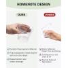 imagehomenote Clear Nursery Pots for Plants3 Inch Plant Pot for Planting Plastic Seedling Pots with Drainage Holes Seed Starter Pot Flower Pots High Transparency with 20 Plant Labels 60 PackTransparencyno Lid