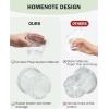 imagehomenote Clear Nursery Pots for Plants3 Inch Plant Pot for Planting Plastic Seedling Pots with Drainage Holes Seed Starter Pot Flower Pots High Transparency with 20 Plant Labels 60 PackTransparencyno Lid