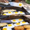 imageHOMENOTE Griddle Accessories Kit Exclusive Griddle Tools Spatulas Set for Blackstone  8 Pcs Commercial Grade Flat Top Grill Accessories  Great for Outdoor BBQ Teppanyaki and Camping BlackWood Color