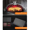 imageHOMENOTE Griddle Accessories for Blackstone Commercial Grade 12 Inch Heavy Duty Melting Dome with Rectangle Cast Iron Smash Burger Press Perfect for Flat Top Hibachi Grill Indoor OutdoorMelting Dome  Rectangle Press