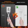 imageHOMENOTE Grilling Accessories 17PCS Grill Tools Set BBQ Tool Kit Stainless Steel Grill Sets 16 Spatula Tongs Thermometer for Barbecue Camping Perfect Grill Gift