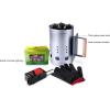 imagehomenote Rapid Charcoal Chimney Starter Set Fireplace Accessories Lighter Cubes BBQ Heat Resistant Gloves Blower BBQ Tools