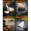 imageHOMENOTE Griddle Accessories Kit 131 Pcs Flat Top Accessories for Blackstone Heavy Duty Griddle Tool Kit with Burger SpatulRectangle Burger Press