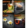 imageHOMENOTE Griddle Accessories Kit 131 Pcs Flat Top Accessories for Blackstone Heavy Duty Griddle Tool Kit with Burger SpatulRound Burger Press