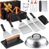 imageHOMENOTE Griddle Accessories Kit 131 Pcs Flat Top Accessories for Blackstone Heavy Duty Griddle Tool Kit with Burger SpatulRectangle Burger Press
