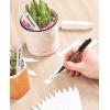 imageHomenote 200 Pcs 4 Inch Plastic Plant Labels Waterproof Plant Tags for SeedlingVegetable Gardening TagsGarden Markers Outdoor for Plants Name Sign with Permanet Marking PenWhiteWhite