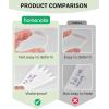 imageHomenote 200 Pcs 4 Inch Plastic Plant Labels Waterproof Plant Tags for SeedlingVegetable Gardening TagsGarden Markers Outdoor for Plants Name Sign with Permanet Marking PenWhiteWhite