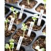 imageHomenote 200 Pcs 4 Inch Plastic Plant Labels Waterproof Plant Tags for SeedlingVegetable Gardening TagsGarden Markers Outdoor for Plants Name Sign with Permanet Marking PenWhiteWhite