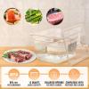 imageHOMENOTE Container 12 Quart with Lid ampamp Rack and Sleeve  BPA Free Complete Sous Vide Accessories Kit with Cookbook For Anova and Most Sous Vide CookersSlow Cooker  without accessories