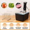 imageHOMENOTE Container 12 Quart with Lid ampamp Rack and Sleeve  BPA Free Complete Sous Vide Accessories Kit with Cookbook For Anova and Most Sous Vide CookersSlow Cooker  with Cooking Rack and Cooking Cover