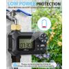 imageHOMENOTE Sprinkler Timer Water Timer for Garden Hose Programmable with Rain DelayManualAutomatic Watering System 1 Outlet Brass Swivel IP65 WaterproofBrass