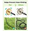 imageHOMENOTE US Standard Faucet Adapter 34 to 14 Hose Adapter Convert 34quot Female Hose Thread Bib to 14quot Tubing 2 Brass Adapters with 4 Washers