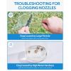 imagehomenote Misting Cooling System 92FT 28M Misting Line  26 Brass Mist Nozzles  Brass Adapter34quot Misters for Outside Patio Cooling Garden Greenhouse Watering92FT 28M