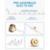 imagehomenote Misting Cooling System 92FT 28M Misting Line  26 Brass Mist Nozzles  Brass Adapter34quot Misters for Outside Patio Cooling Garden Greenhouse Watering92FT 28M