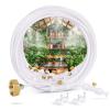 imagehomenote Misting Cooling System 92FT 28M Misting Line  26 Brass Mist Nozzles  Brass Adapter34quot Misters for Outside Patio Cooling Garden Greenhouse Watering92FT 28M