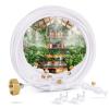 imagehomenote Misting Cooling System 92FT 28M Misting Line  26 Brass Mist Nozzles  Brass Adapter34quot Misters for Outside Patio Cooling Garden Greenhouse Watering59FT 18M