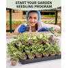 imagehomenote Clear Nursery Pots for Plants4567 Inch Plant Pot for Planting Plastic Seedling Pots with Drainage Holes Seed Starter Pot Flower Pots High Transparency with 20 Plant Labels 30 PackTransparencyno Lid